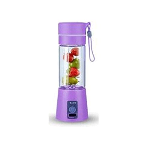 Rechargeable Portable Mini Juicer Blender – 6 Blades, 380ml Outdoor Juicing Cup